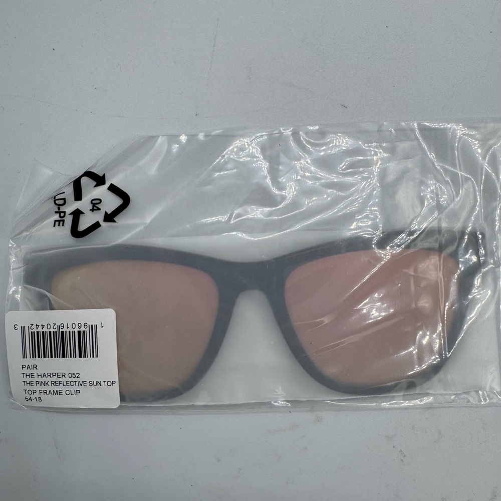 Pair Eyewear The Harper Pink Reflective Sun Top Toppers